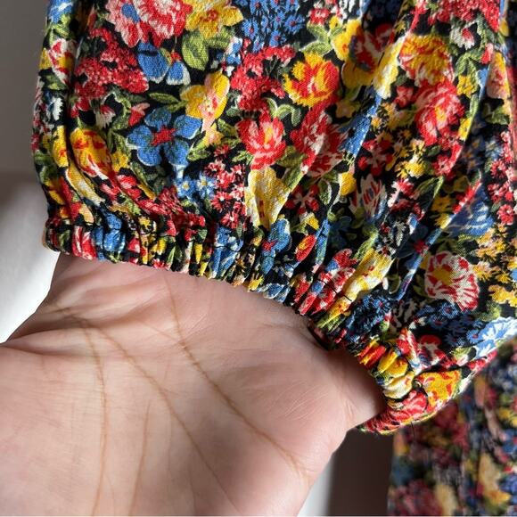 Sezane Paula Blouse Button Down Floral Sz 34/XS - Picture 7 of 11